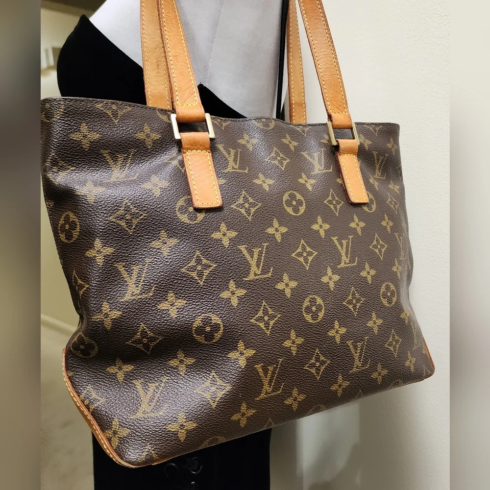 Louis Vuitton LV Monogram Cabas Piano Brown Tote Bag